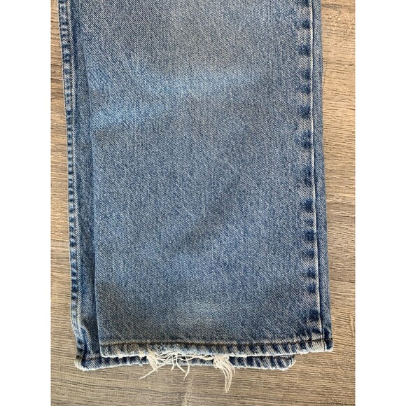 TOMMY HILFIGER  URBAN Y2K LOOSE WORN FADED DENIM JEANS MENS Size 34X32 in LIGHT - Picture 6 of 16